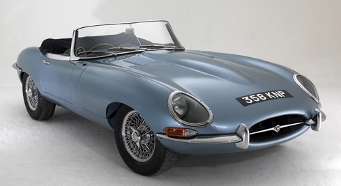 Jaguar on Jaguar E Type  1961