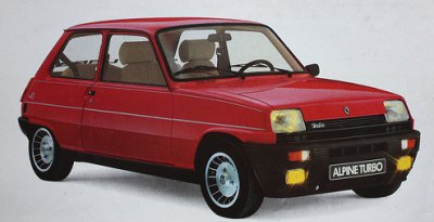 Renault 5 Alpine Red